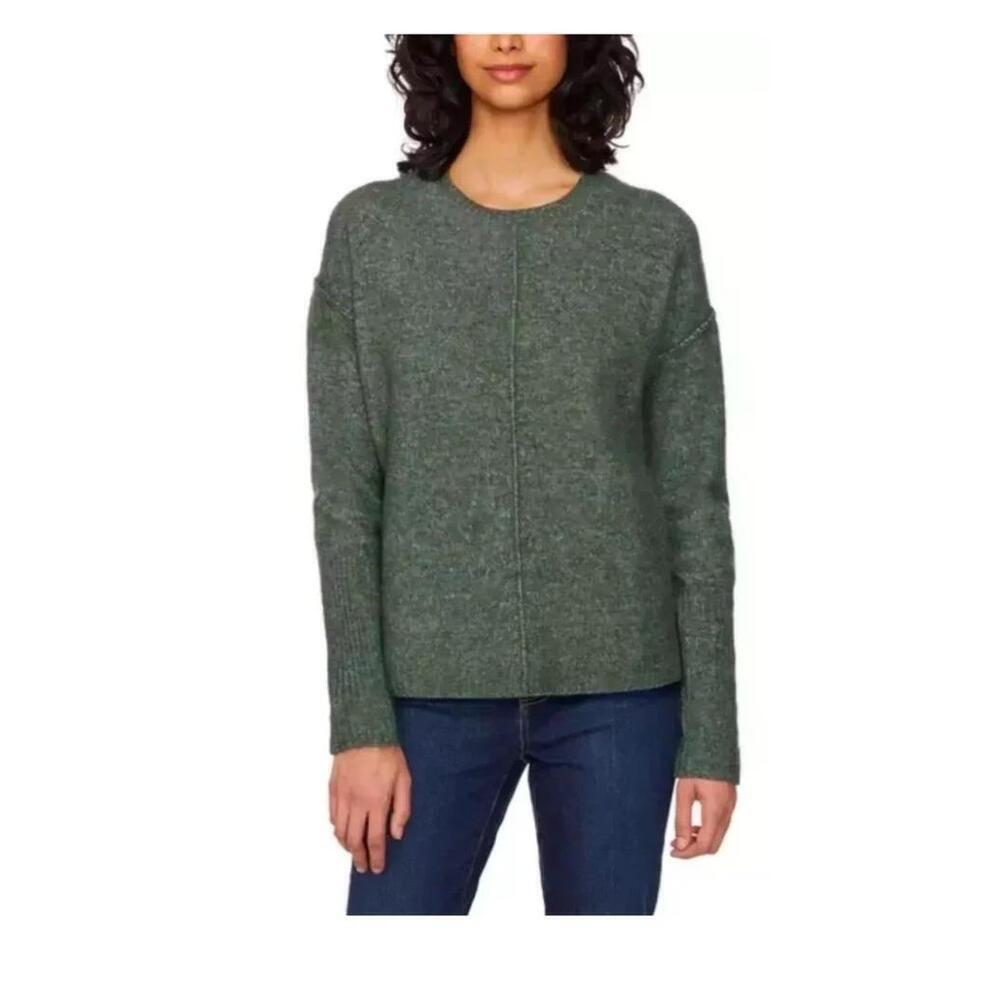Legendary Outfitters Women's Soft and Cozy Crewneck Sweater Heather Olive XL AP9